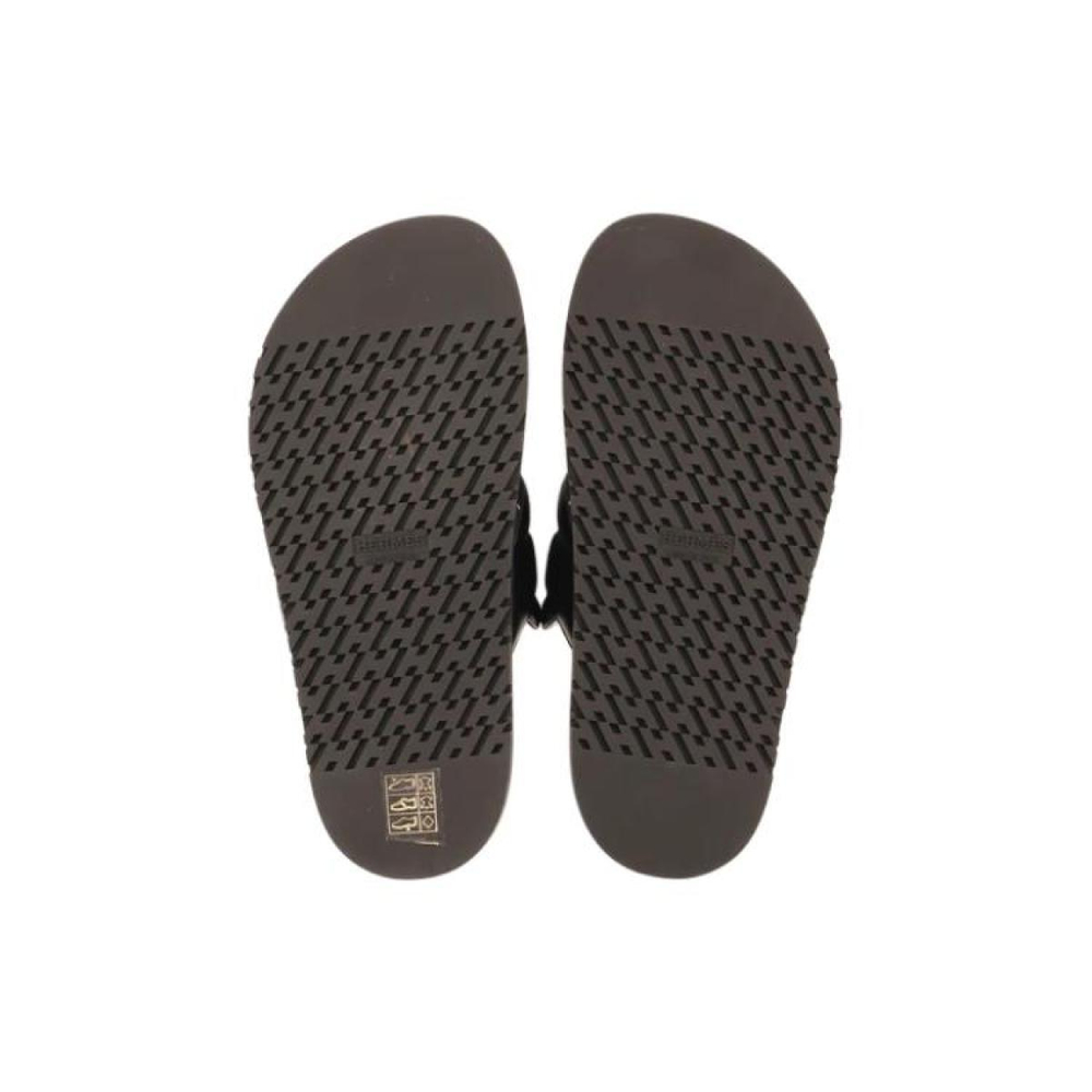 Hermes set wear fashion sandals women's black, H222302Z 02