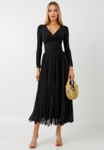 Юбка плиссе макси 90