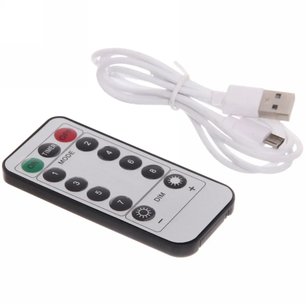 Фигура световая «Искра» 49 см с пультом, 100 ламп LED, 8 режимов на батарейках + USB питание, Теплый белый