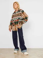 Рубашка Kefirmaykifer Оверсайз Этно скандинавия