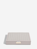 Органайзер для украшений Stackers Classic Jewellery Box Lid - Taupe Woven (Sage Green / светло-зеленый / Sage Green)