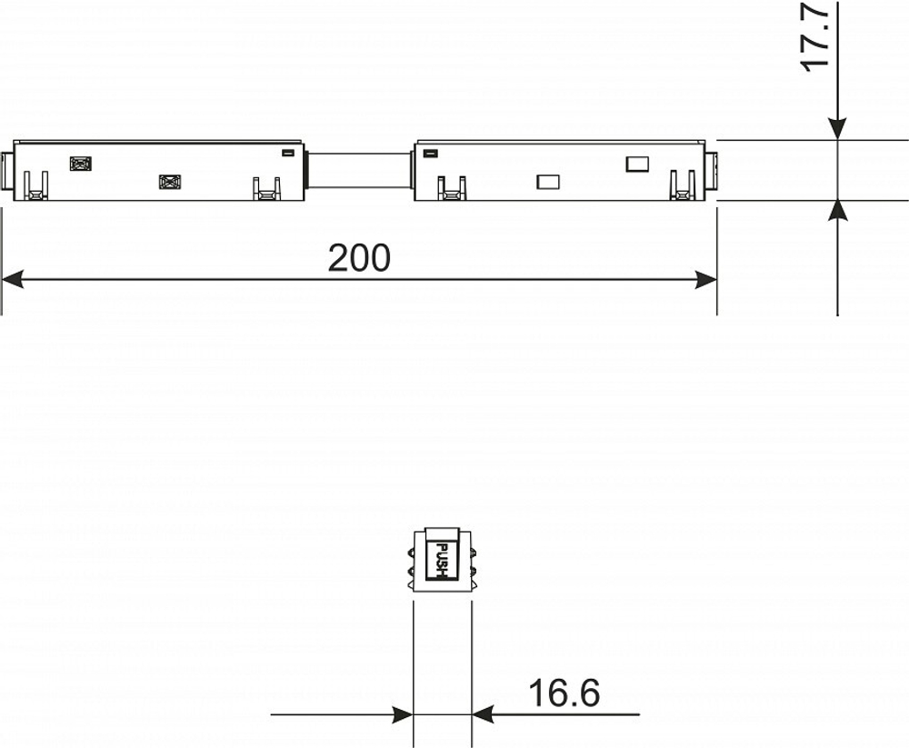 Коннектор Elektrostandard 85096/00 белый