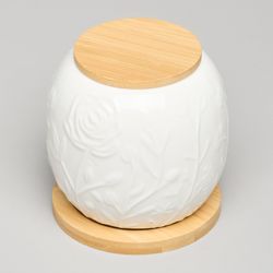 БАНКА LEFARD "MEADOW" С ДЕР.КРЫШКОЙ НА ДЕР.ПОДСТАВКЕ 10*11,5 СМ 600 МЛ