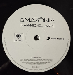 Винтажная виниловая пластинка LP Jean Michel Jarre Amazonia (EU 2021)
