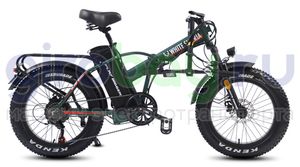Электровелосипед WHITE SIBERIA SLAV PRO 1000W 48V/13A Elki Green (зеленый) фото  32