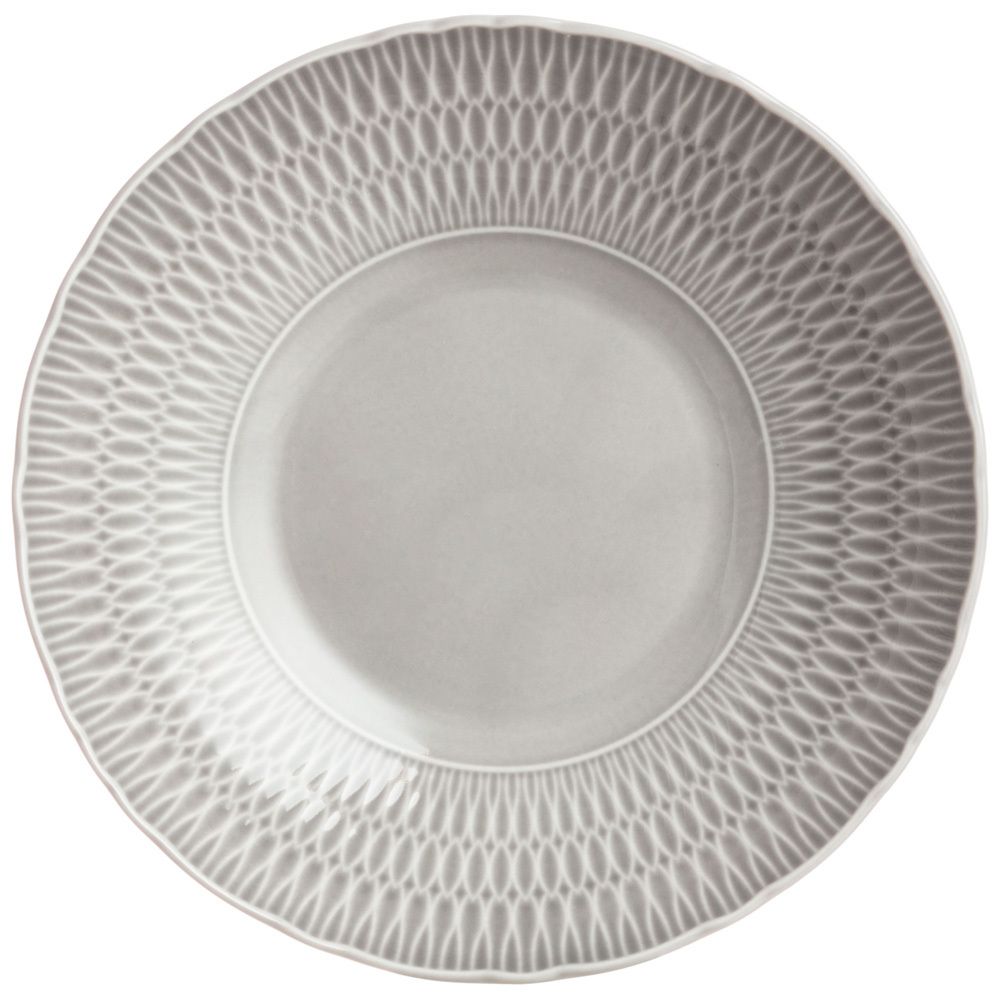 ТАРЕЛКА СУПОВАЯ "СОФИЯ СЕРАЯ" 22 СМ МАЛ.УП.=6ШТ БЕЗ УПАК.
