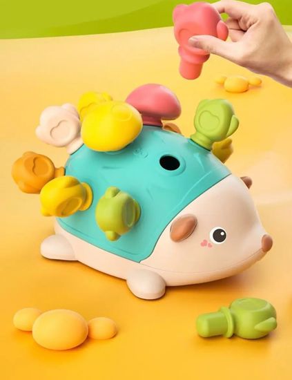 Сортер "Ёжик с грибочками" в коробке