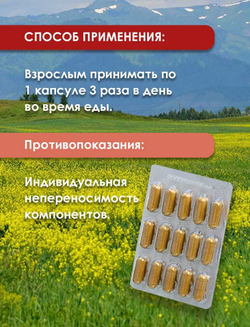 Фитокомплекс для печени Полезные травы, 60 капсул