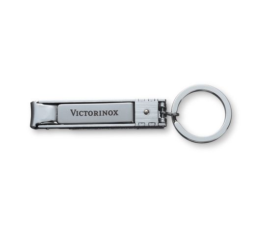 Книпсер VICTORINOX, с пилкой для ногтей и кольцом для ключей, металлический, в чехле из искусственной кожи