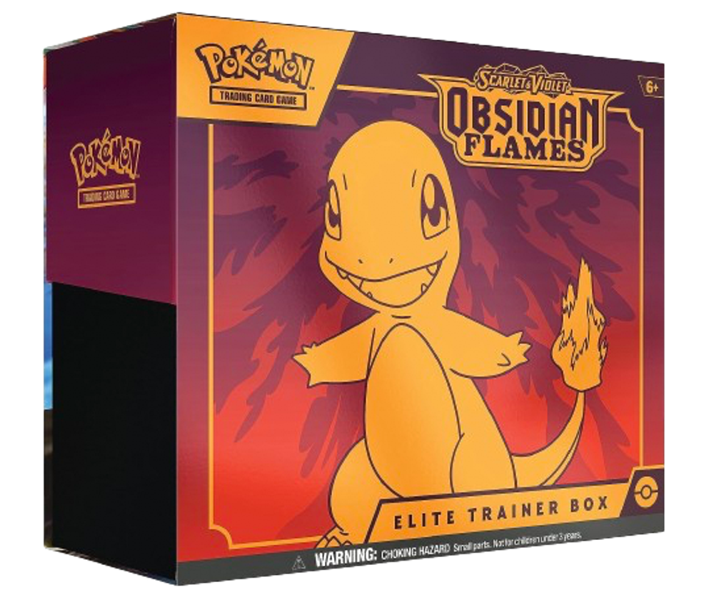 Элитный набор тренера Pokemon Scarlet and Violet 3 Obsidian Flames