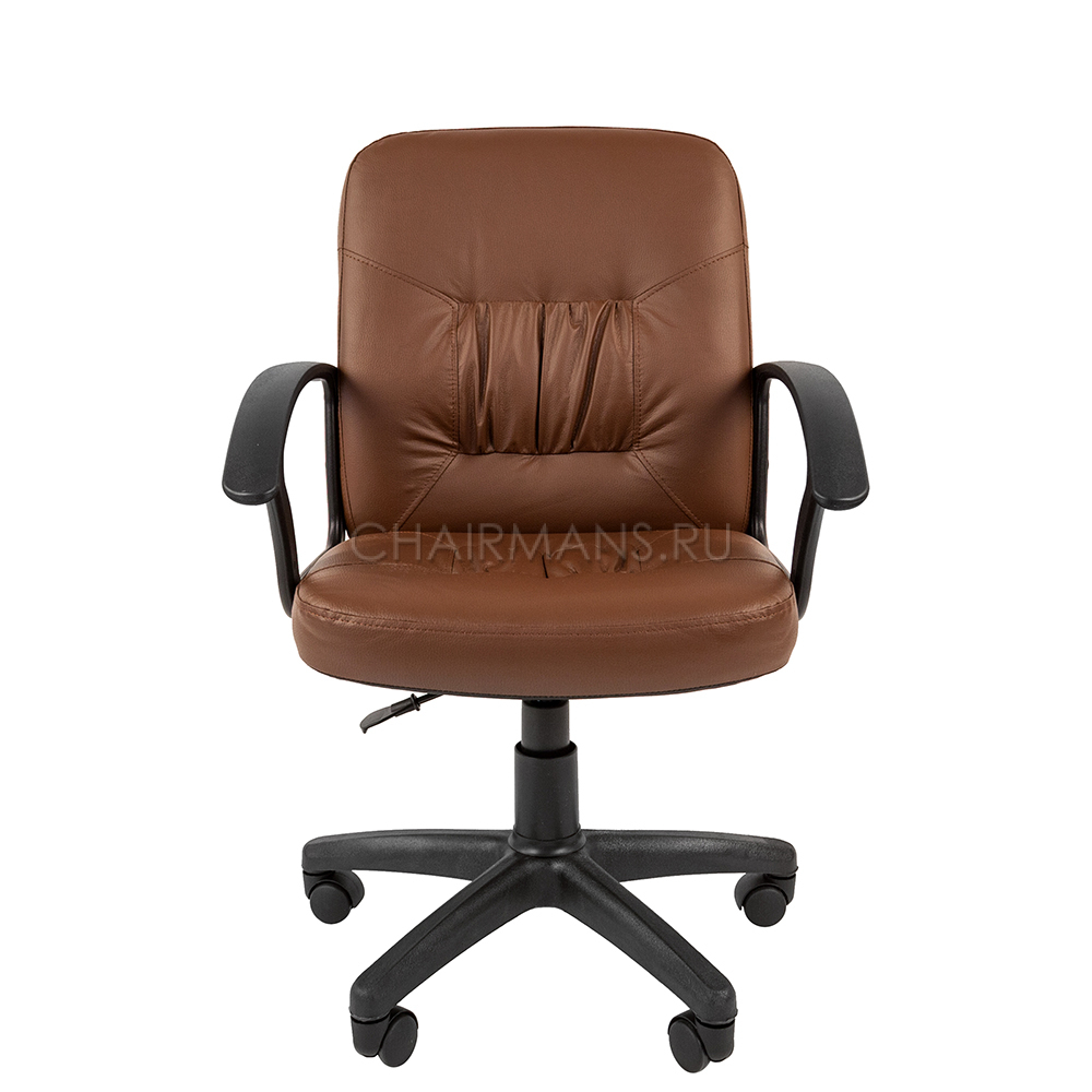 Кресло оператора Chairman 651 Eco экокожа коричневый