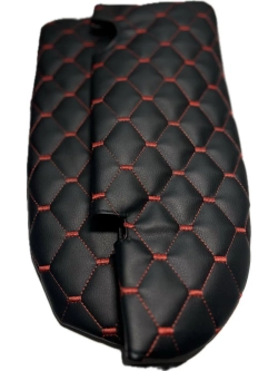 Чехлы на козырьки Лада Веста Vesta(красный Рубин)