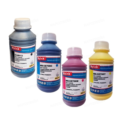 Комплект чернил MyInk для Canon TC-20/TC20M, пигментные 4 цвета по 500 мл.