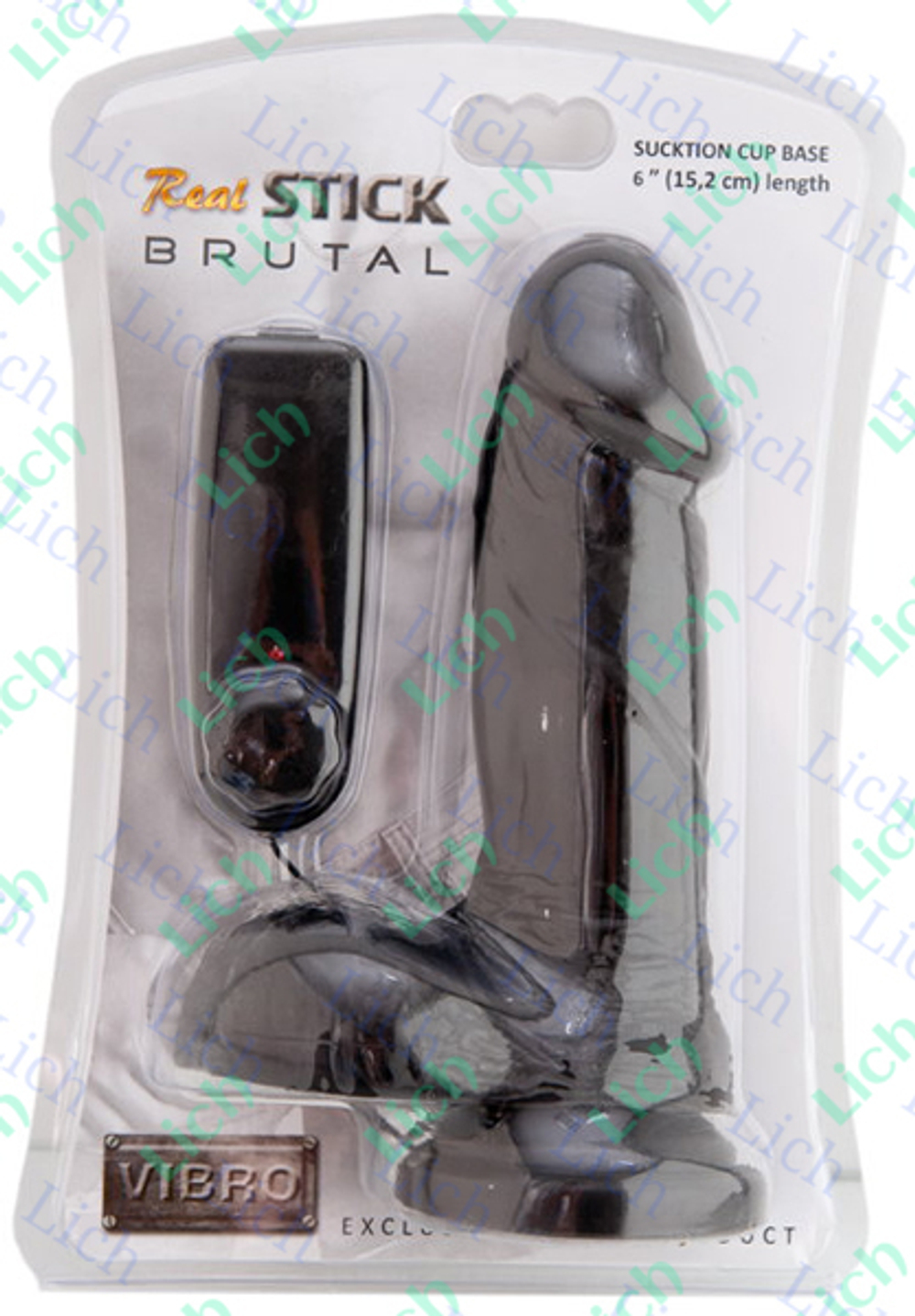 Мультискоростной чёрный вибратор на присоске