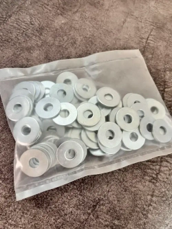 Шайба М6 увеличенная оцинкованная - 100 шт.