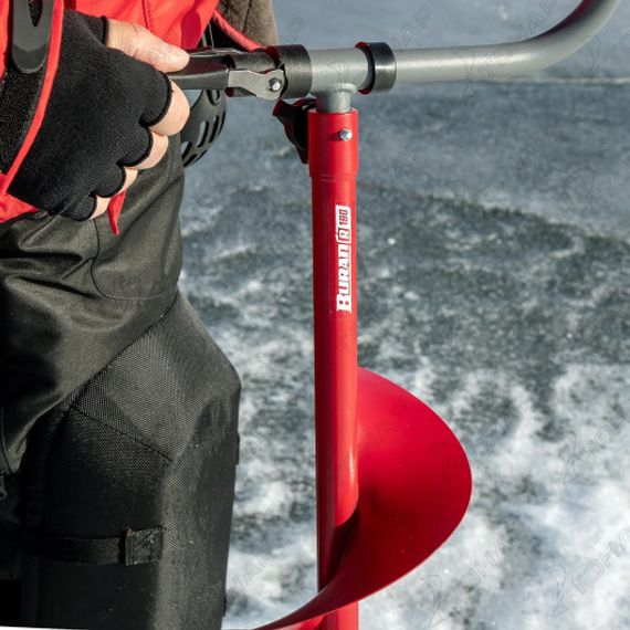 Ледобур BURAN 180R правое вращение, цельнотянутый шнек (LB-180R) Тонар