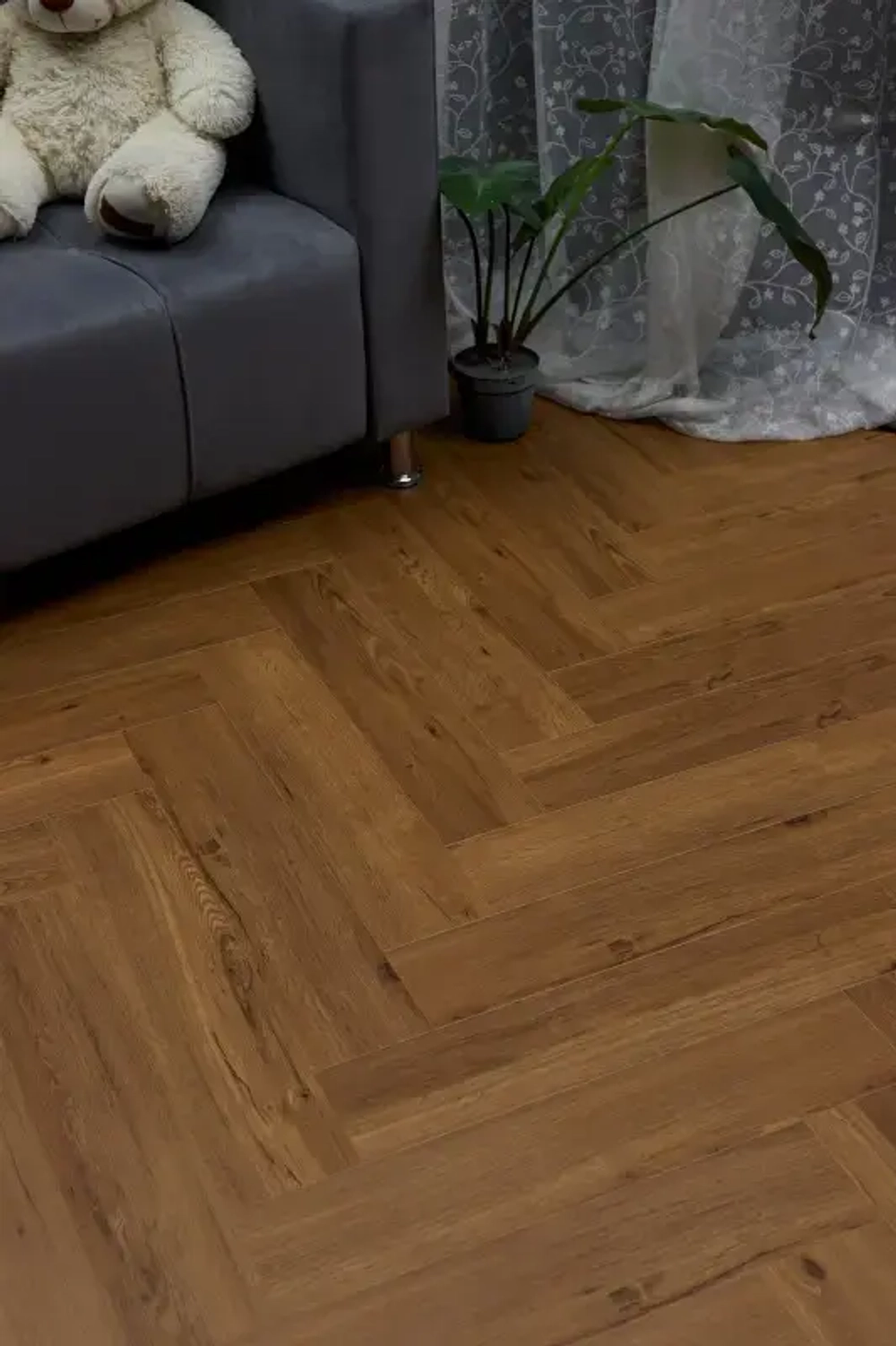 Кварц-винил SPC Steinholz Herringbone 4,5 мм Беллен 1.14688 м2