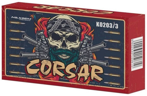 K0203/3 Петарды "Корсар 3" (3 хлопка) (1 упаковка / 50 штук)