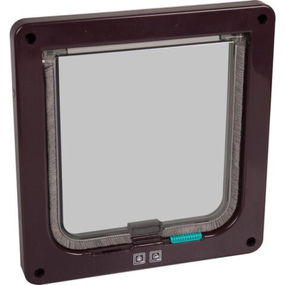 Дверца для кошек Flamingo PORTA - 2, коричневый