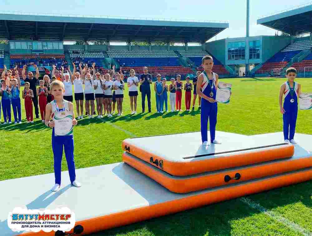 Надувной мобильный спортивный пьедестал почета, подиум для награждения