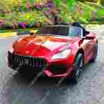 Детский электромобиль "Maserati" красный