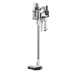 Пылесос вертикальный акк. Greenworks SV24360, 24V, б/щет, 250 Вт, 17 кПа, электрощетка, 2 насадки, LED, белый+серебро, 1х4Ач и ЗУ (4702107UB)