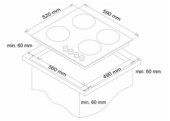 Комбинированная варочная панель Simfer H60N26S516