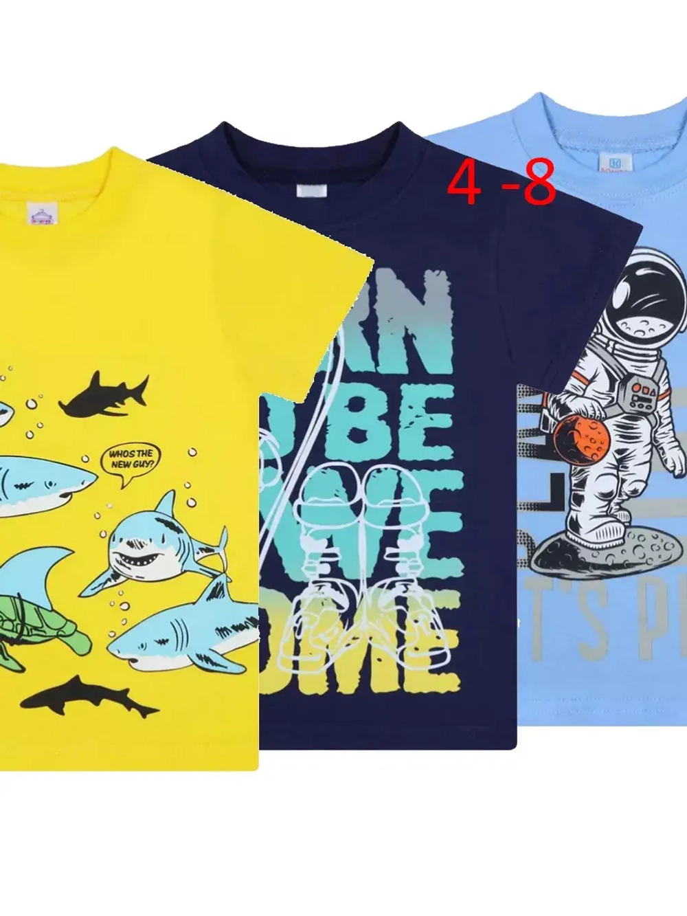 Футболка для садика и школы.мальчик.набор 3 шт