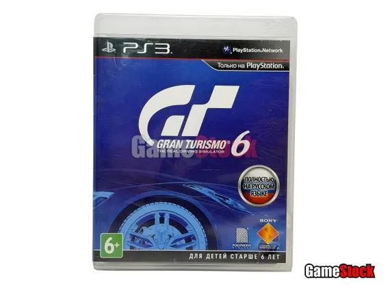 PS3 Gran Turismo 6 (Б/У, Полностью на русском языке, BLES-01893)