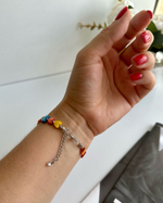 Браслет жемчуг серебро