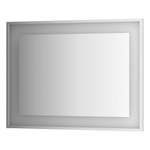 Зеркало Evoform в багетной раме со встроенным LED-светильником 25,5 W 100x75 см