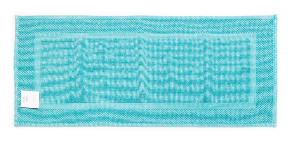 Коврик Comores Blanc des Vosges 50x110 Бирюзовый