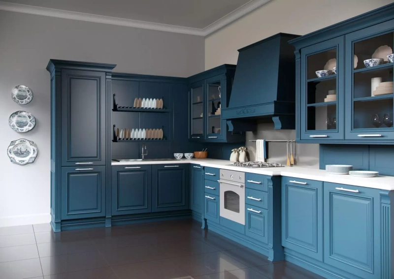 Кухня Bristol blue 3