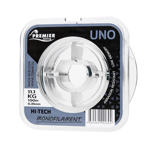 Леска UNO 0,35mm/100m Clear Nylon (PR-U-C-035-100) Premier Fishing