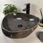 Раковина из речного камня RS-65257 48*44*15 0861