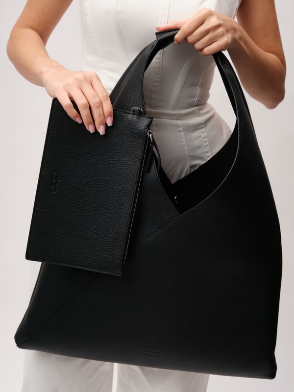 Кожаная сумка Luna DBR 31373 черный