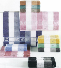 Полотенце 80х150 Cawo Noblesse 1011 Frottier голубое