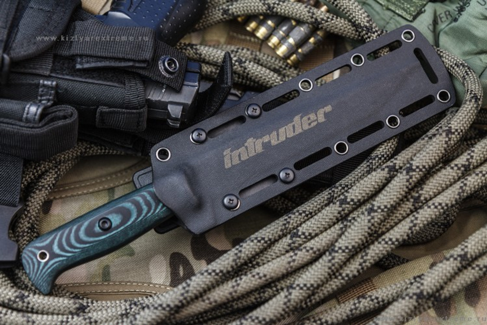 Тактический нож Intruder D2 Black Titanium