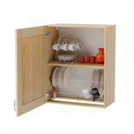 Кухня Венесуэла 320 см из массива сосны со столешницей (10 модулей), в прозрачном лаке