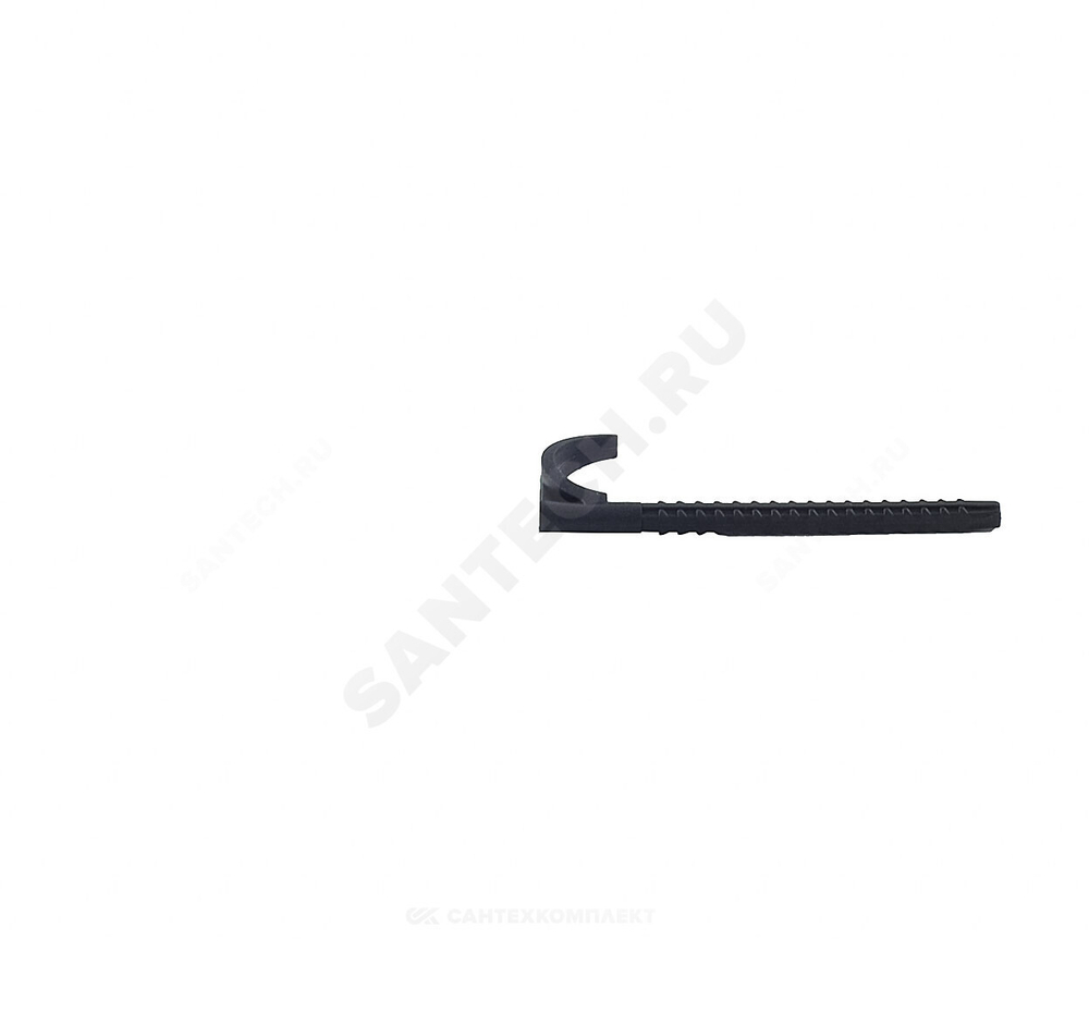 Крюк односторонний L=10см для труб Дн 10-32 Rehau 12573781002