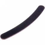 Пилка для ногтей наждачная на блистере бумеранг «Ultramarine», цвет черный,18*2см✦