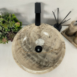 Раковина из оникса Bowl Grey BO-64545 40*40*15 0201