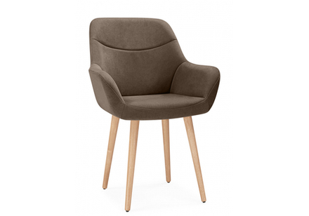 Стул деревянный Woodville Флюид 360 коричневый (glory 08), светлое дерево