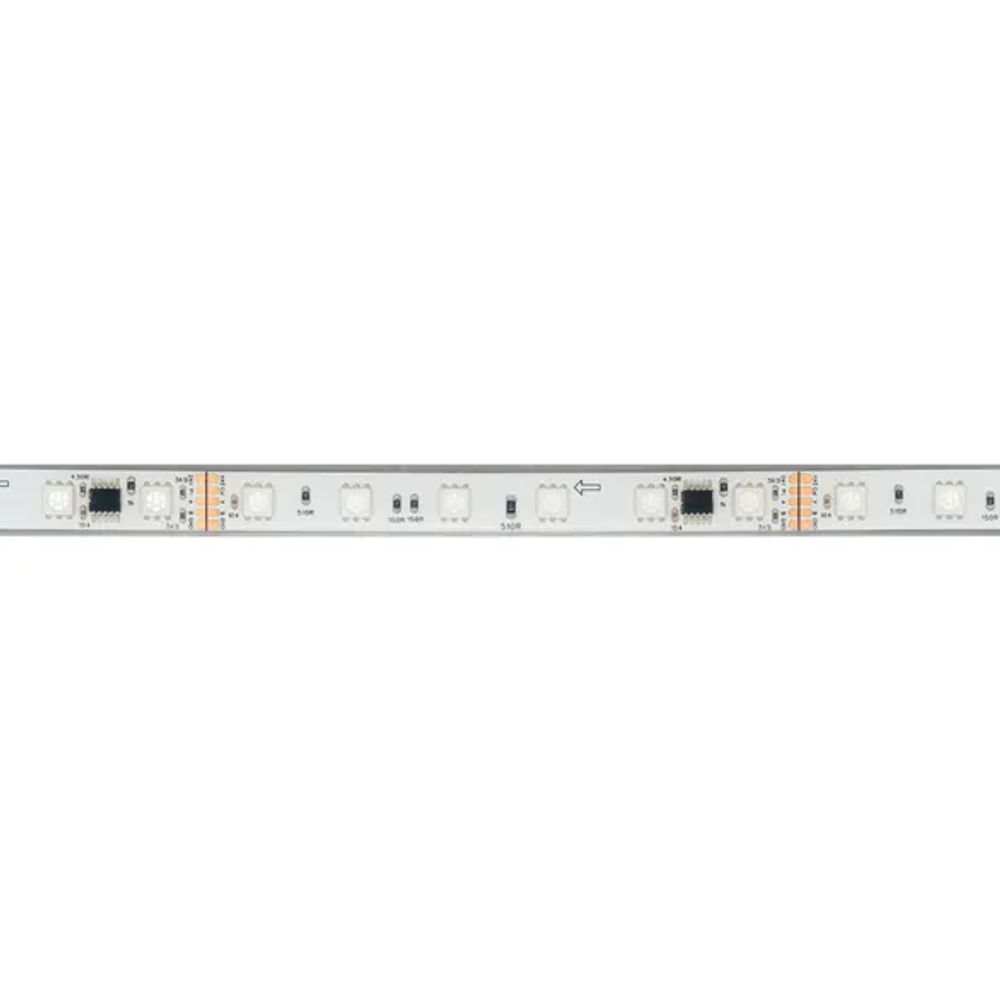 Светодиодная лента герметичная DMX-PFS-B60-12mm 24V RGB-PX6 (14 W/m, IP68, 5060, 5m) (Arlight, -) 039608