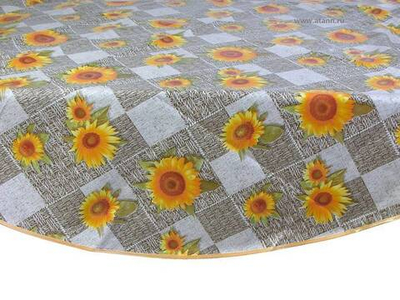 Скатерть d=135см "Колорит" с бейкой