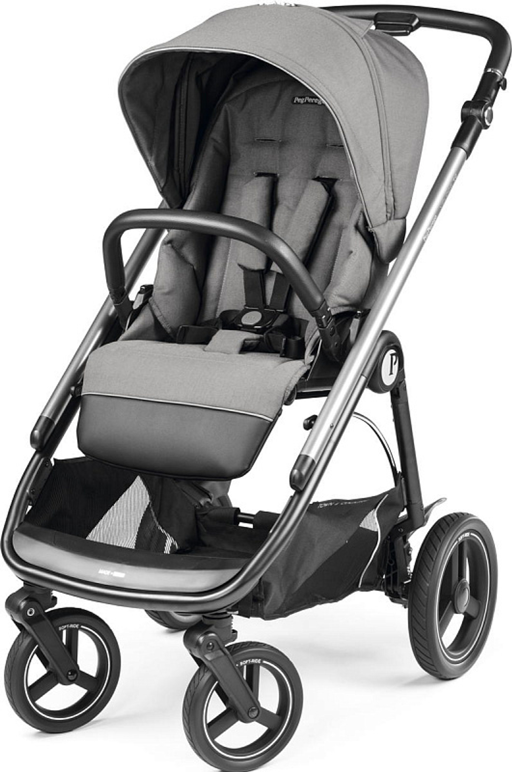 Коляска 3 в 1 Peg Perego Veloce TC Belvedere Lounge Mercury