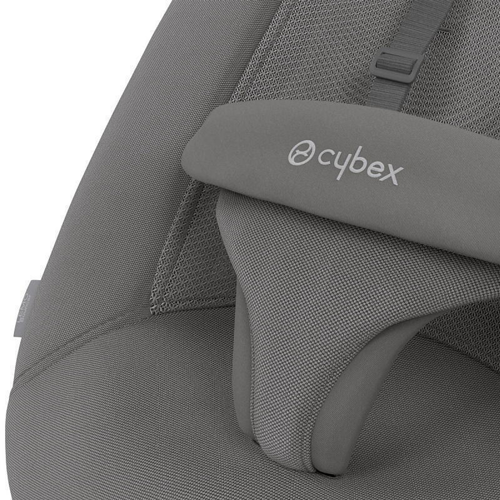 Стульчик для кормления Cybex Lemo 4 в 1 с мягкими чехлами Comfort Inlay Suede Grey/Stunning Black
