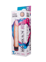 Вибромассажёр HUMAN STYLE 7,7 без мошонки (Цвет: телесный)