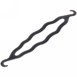 Заколка для волос на блистере «Твиста», цвет черный, 20,5*4,5см