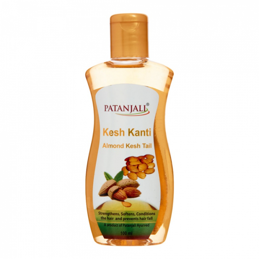 PATANJALI Almond Hair Oil Миндальное масло для волос 100мл